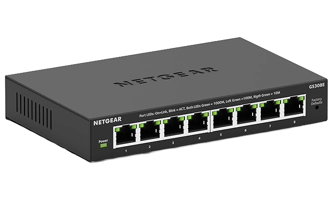 NETGEAR 8-Port Gigabit Ethernet Easy Smart Managed Essentials Switch